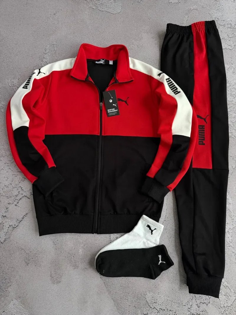 Чоловічий спортивний костюм пума Puma [S,M,L,XL,XXL] + шкарпетки в подарунок! — фото 2