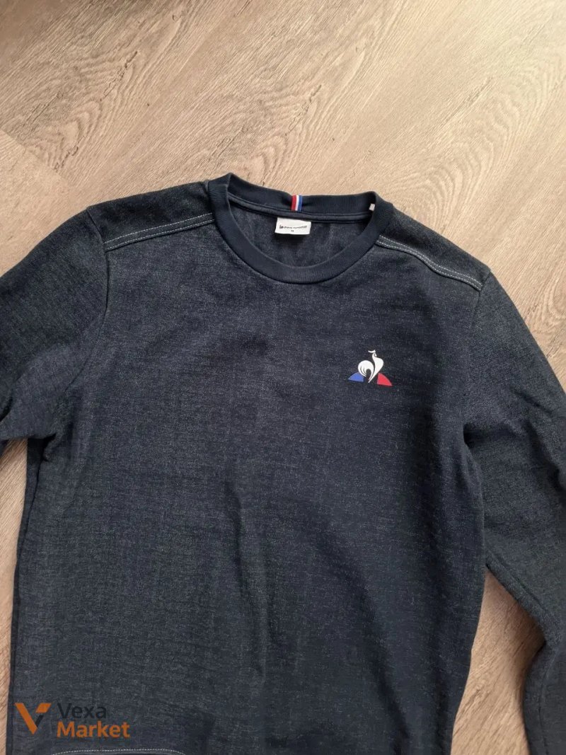 Чоловічий світшот Le Coq Sportif Crew Sweat Denim Blue — фото 2