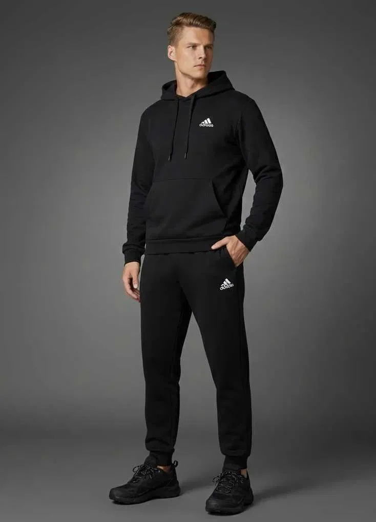 Чоловічий теплий костюм на флісі adidas. Оригінал — фото 4