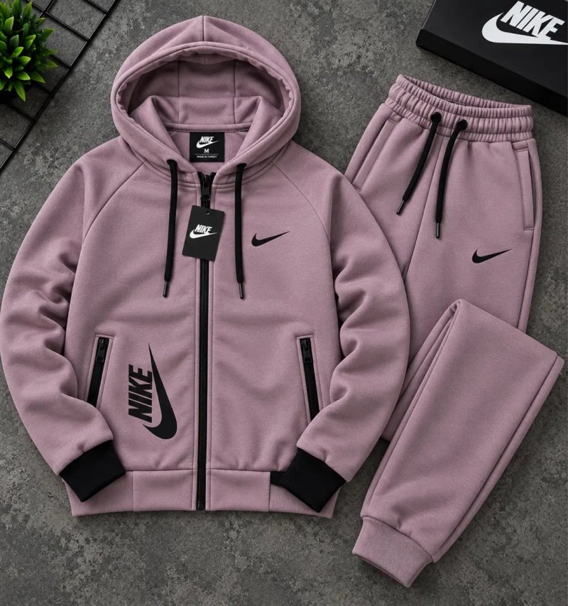 Чоловічий теплий спортивний костюм Nike на флісі осінь зима — фото 5