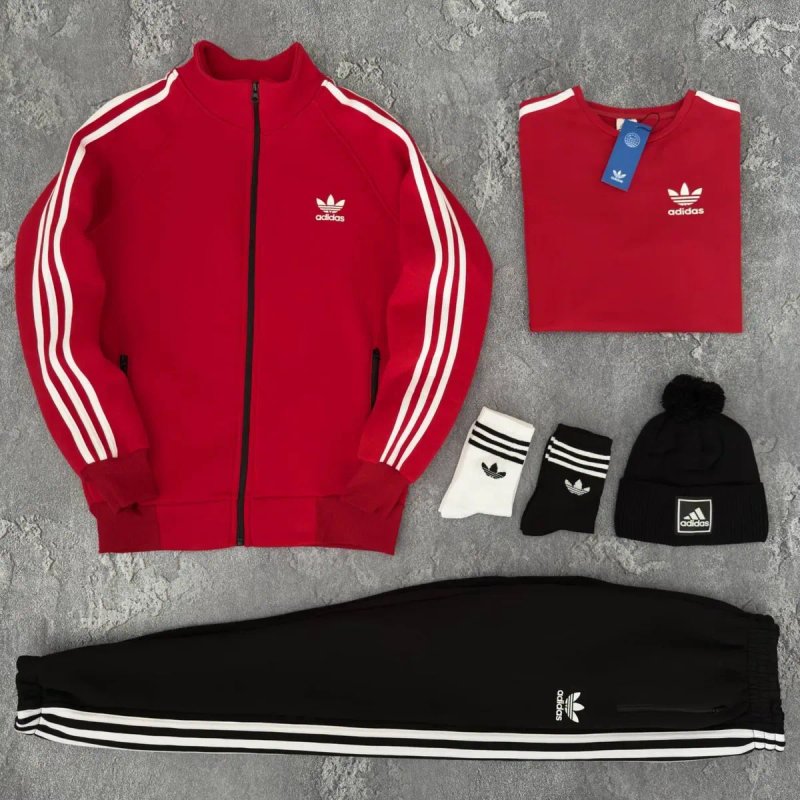 Чоловічий зимовий спортивний костюм адідас на флісі набір [4в1] Adidas [xs-3xl] + шкарпетки в подарунок! — фото 7