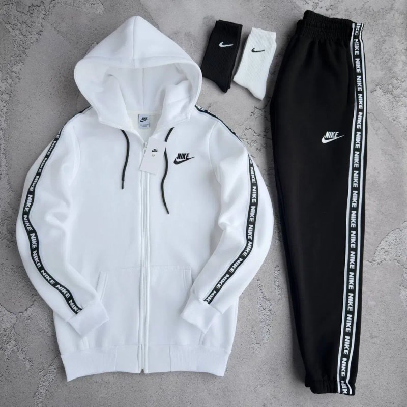 Чоловічий зимовий спортивний костюм найк набір [3в1] Nike [s-xxl] + шкарпетки в подарунок! — фото 5