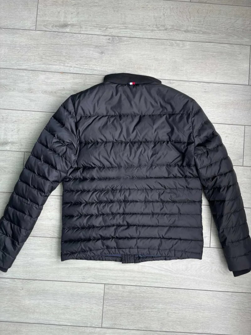 Чорна Чоловіча Куртка Пуховик Томмі Хілфігер Tommy Hilfiger Duck Down Black Size Сайз M Розмір Брендова Курточка Джекет Пуфер Качиний Пух Оригінал — фото 2