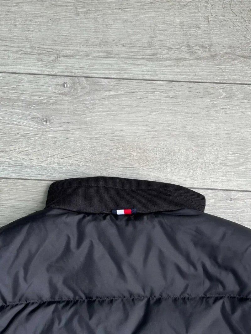 Чорна Чоловіча Куртка Пуховик Томмі Хілфігер Tommy Hilfiger Duck Down Black Size Сайз M Розмір Брендова Курточка Джекет Пуфер Качиний Пух Оригінал — фото 4
