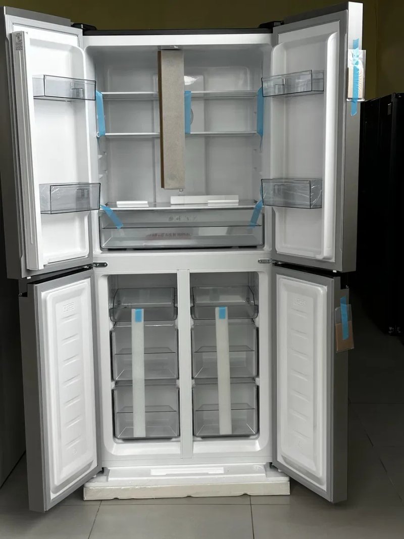Чорне скло Холодильник Side by Side Grundig fds9155 Гарантія Доставка — фото 4