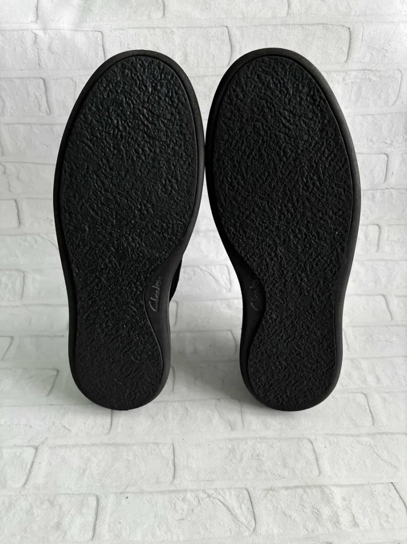Чорні Чоловічі Замшеві Мокасини Clarks Court Lite Wally Black Size 44 Розмір Туфлі Топсайдери Мешти Класичний Дизайн Із Комфортом Кросівок Оригінал — фото 5