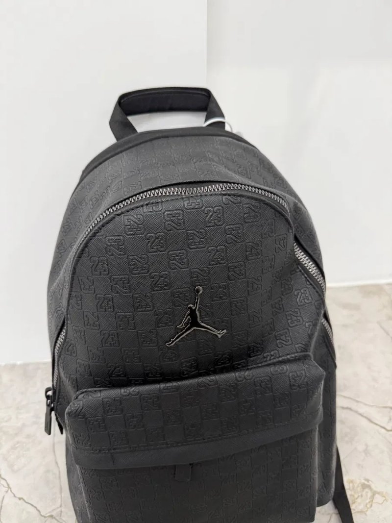 Чорний рюкзак Jordan стильний міський backpack унісекс з логотипом/джордан рюкзак чорний/Сумка джордан чорна — фото 3