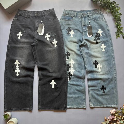 Chrome Hearts Джинси/ Чоловічі Джинси Хром Хартс/Chrome Hearts Джинсы/ Мужские Джинсы Хром Хартс