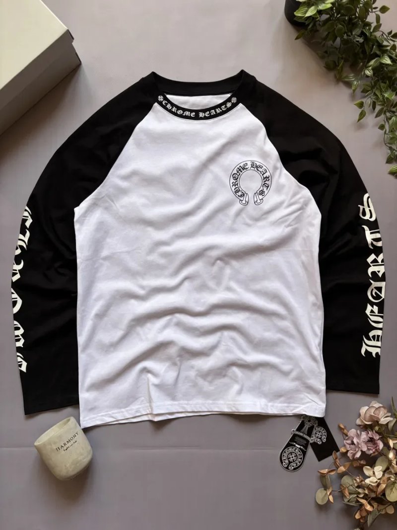 Chrome Hearts Лонгслів / Чоловічий лонгслів Хром Хартс в Двох Кольорах — фото 5