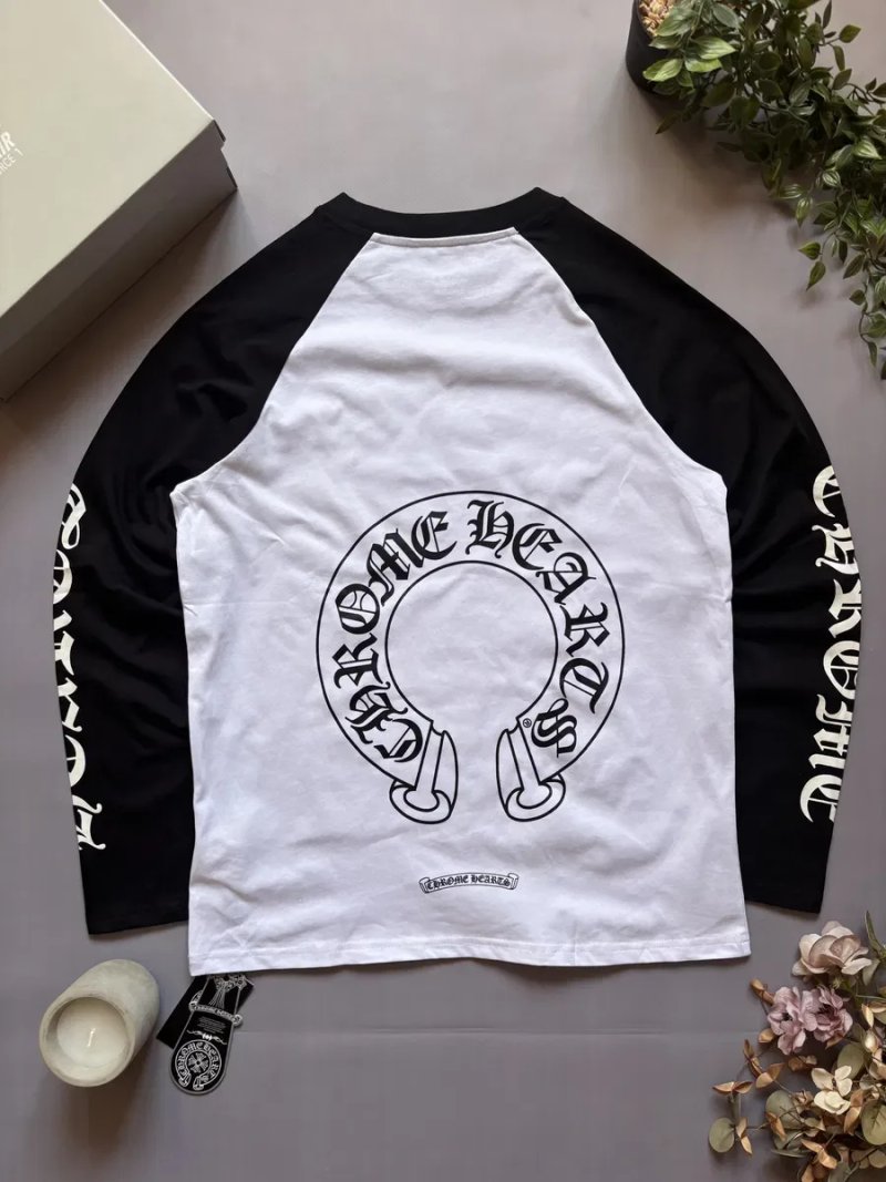 Chrome Hearts Лонгслів / Чоловічий лонгслів Хром Хартс в Двох Кольорах — фото 7