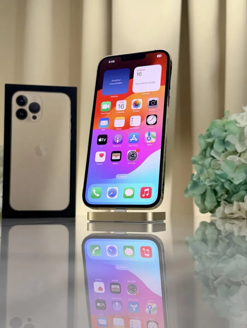 Чудовий iPhone 13 Pro Max Gold iOS 17 в Оригіналі! (Магазин Гарантія) — фото 2