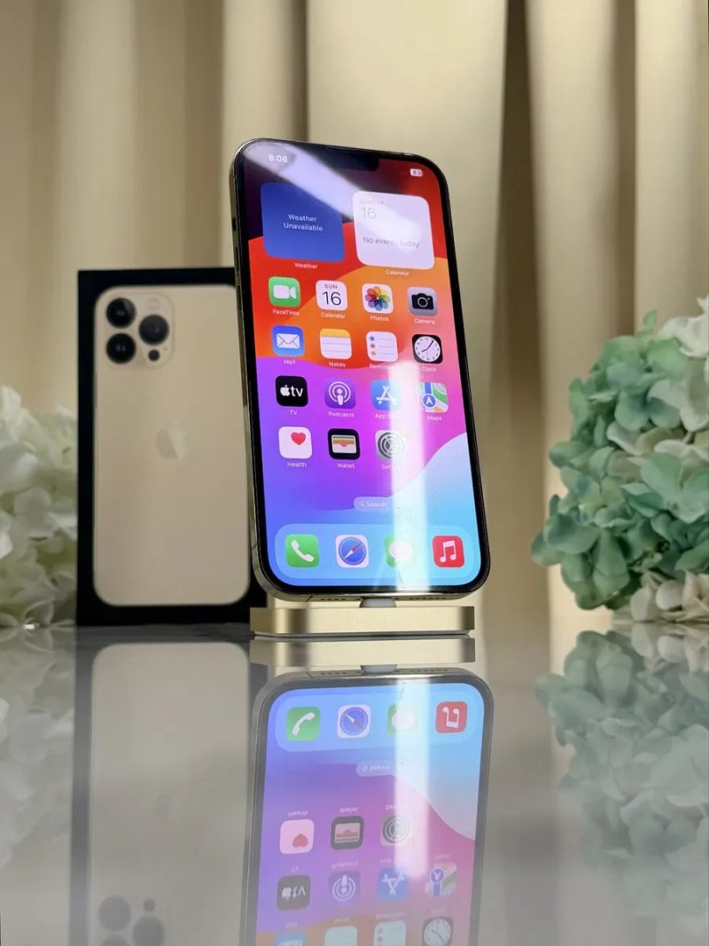 Чудовий iPhone 13 Pro Max Gold iOS 17 в Оригіналі! (Магазин Гарантія) — фото 3