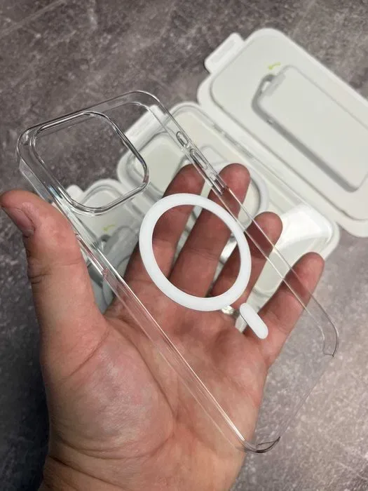 Clear Case MagSafe iPhone 15 Pro Max | 15 Pro | 15 | Animation | Прозорий чохол Прозрачный чехол анимация | не жовтіє — фото 4
