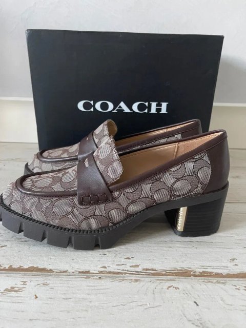 COACH Cora Lofer туфли лоферы оригинал кожа р 39,5-40