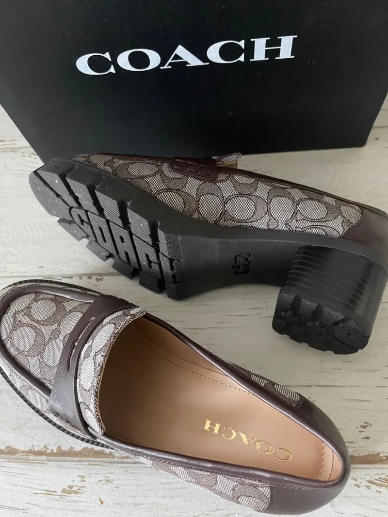 COACH Cora Lofer туфли лоферы оригинал кожа р 39,5-40 — фото 2