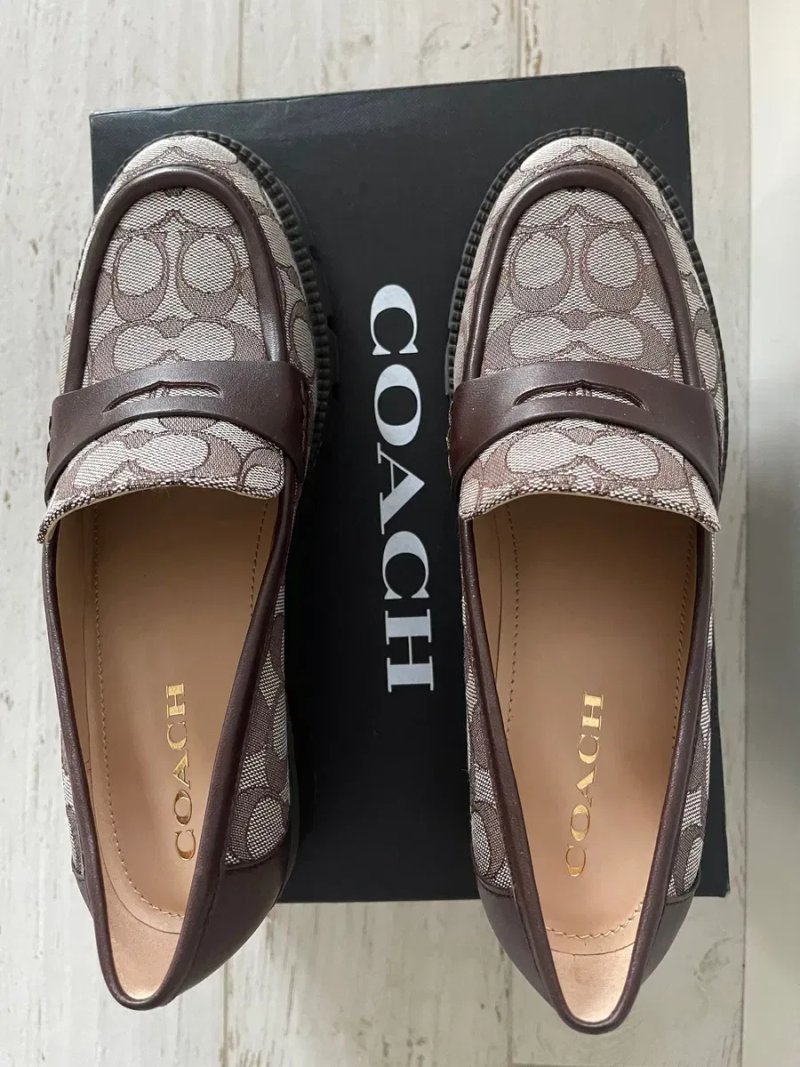 COACH Cora Lofer туфли лоферы оригинал кожа р 39,5-40 — фото 3