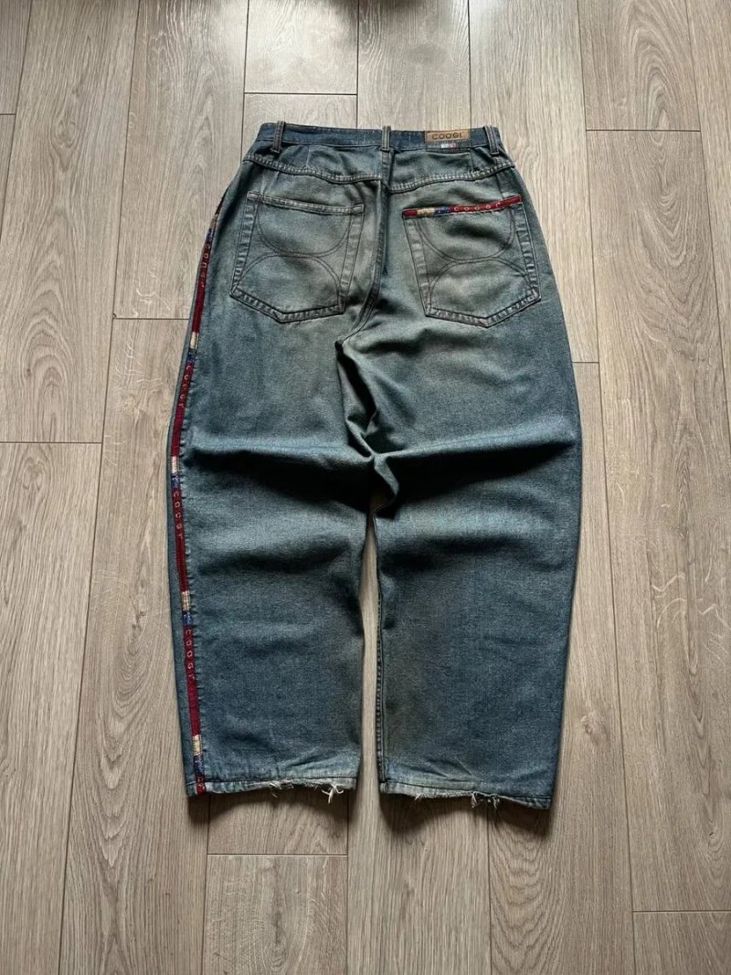COOGI rare jeans logo australia vintage pants ultra rare rap hiphop style fashion