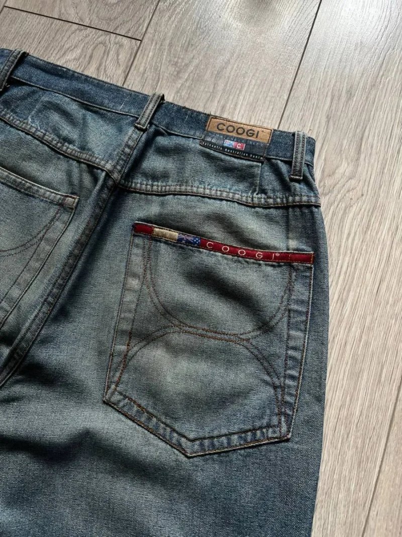 COOGI rare jeans logo australia vintage pants ultra rare rap hiphop style fashion — фото 2