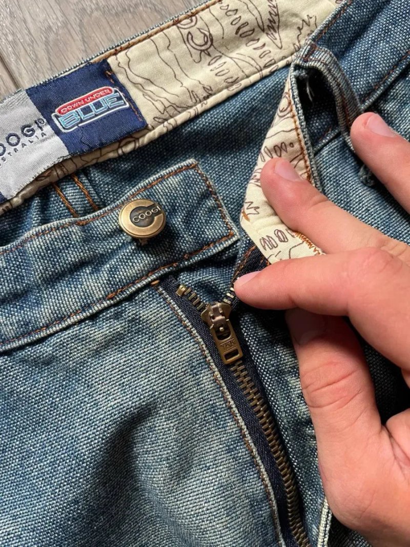 COOGI rare jeans logo australia vintage pants ultra rare rap hiphop style fashion — фото 7