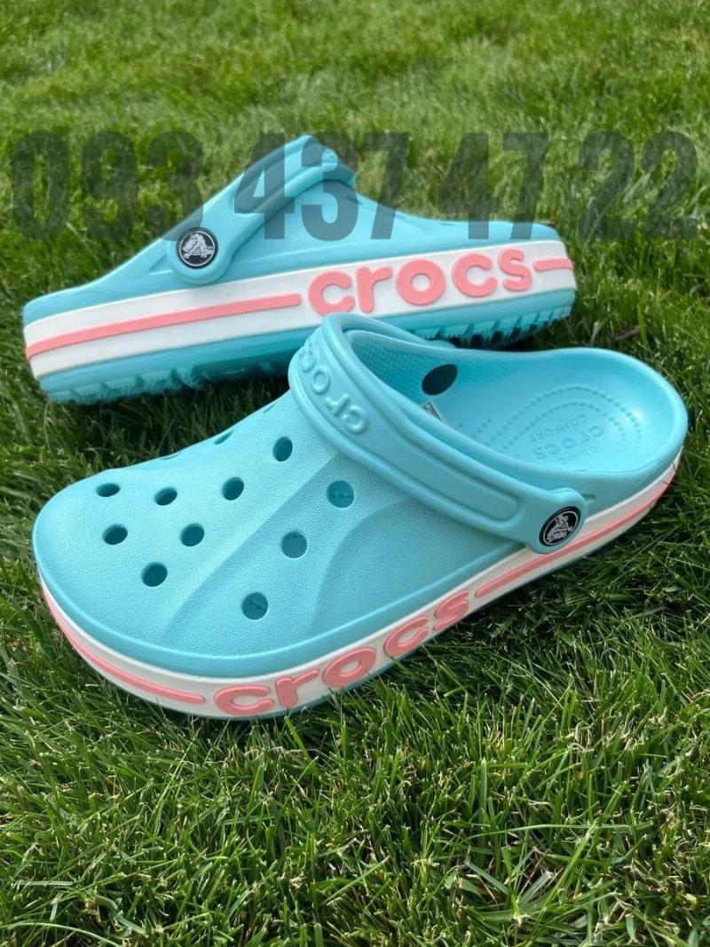 Crocs Bayaband Clog Crocs Жіночі Крокси Сабо Bayaband лілові сірі білі — фото 4