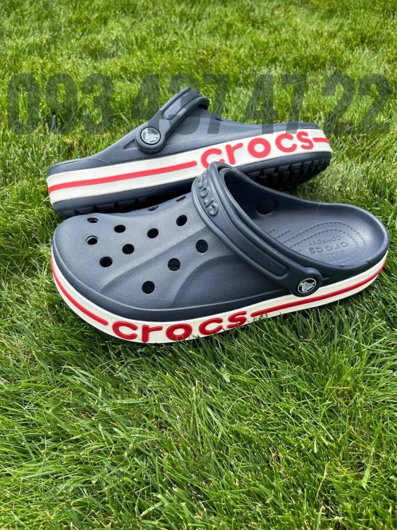 Crocs Bayaband Clog Crocs Жіночі Крокси Сабо Bayaband лілові сірі білі — фото 8