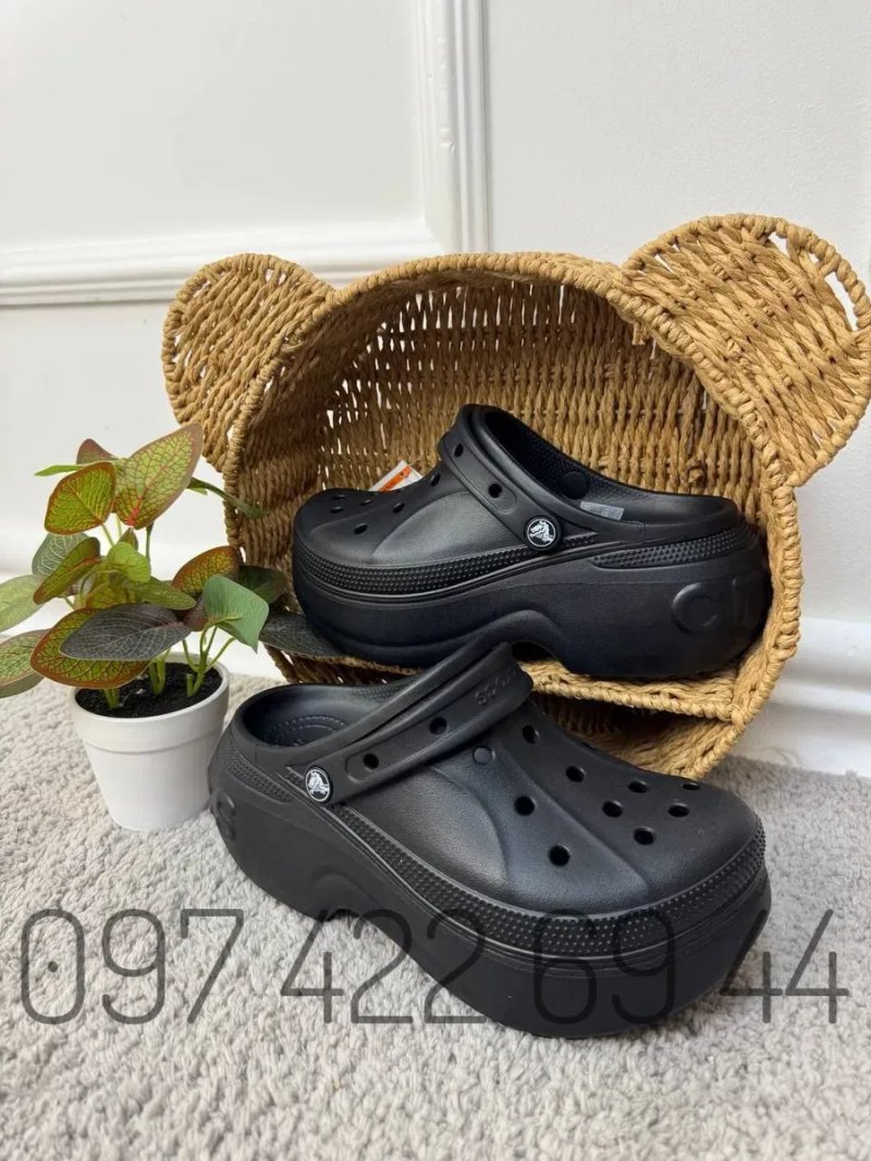 Crocs Bella Новинка сезону! Стильні жіночі сабо Crocs Bella на Платфор — фото 4