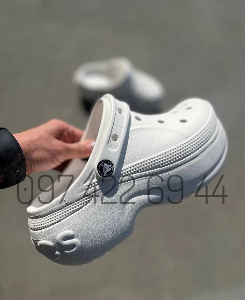 Crocs Bella Новинка сезону! Стильні жіночі сабо Crocs Bella на Платфор — фото 6