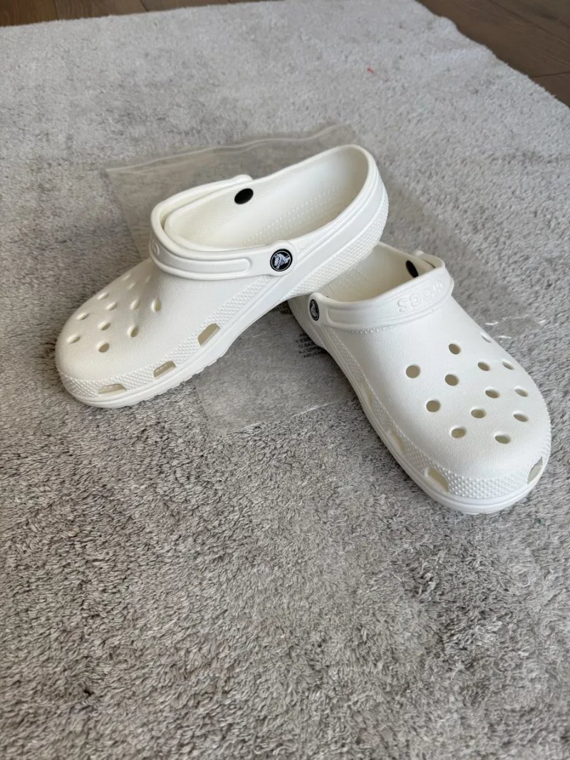 Crocs Classic Clog M8 W10 26,0 см 41 р білі сабо тапочки — фото 4