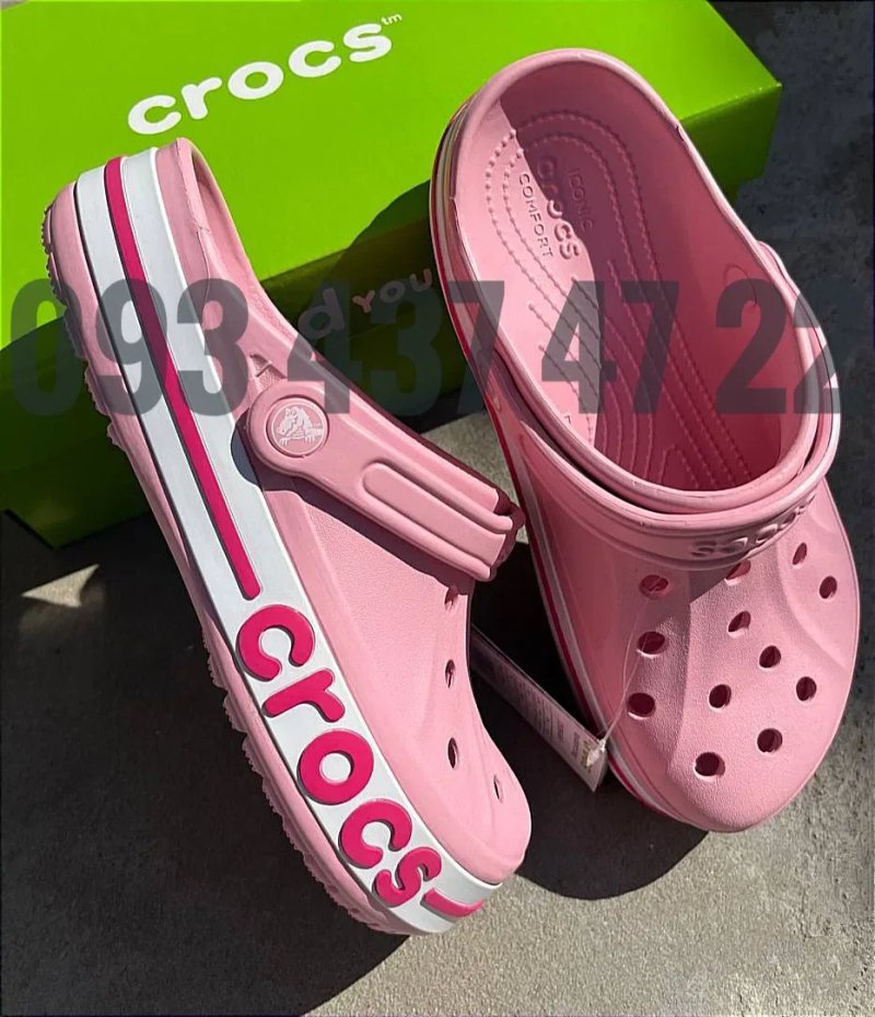 Crocs Clog Bayaband Clog Крокси Сабо Жіночі Сірі Лаванда Блакитн — фото 4