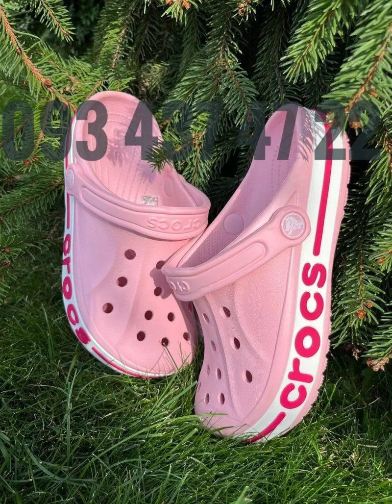 Crocs Clog Bayaband Clog Крокси Сабо Жіночі Сірі Лаванда Блакитн — фото 6