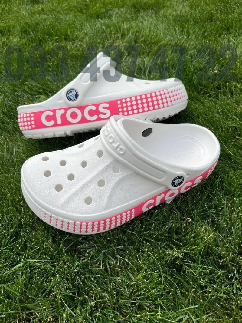 Crocs Clog Bayaband Clog Крокси Сабо Жіночі Сірі Лаванда Блакитн — фото 7
