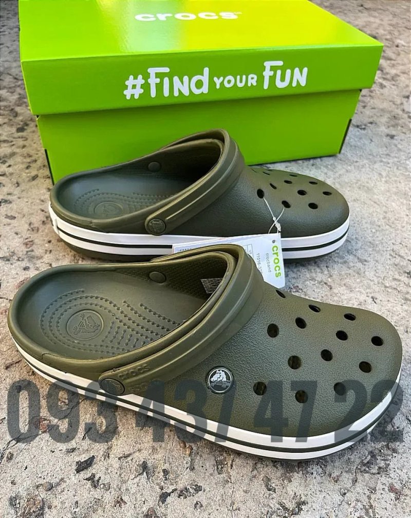 Crocs Crocband Clog Чоловічі Крокси Сабо Лідер Продажів — фото 7