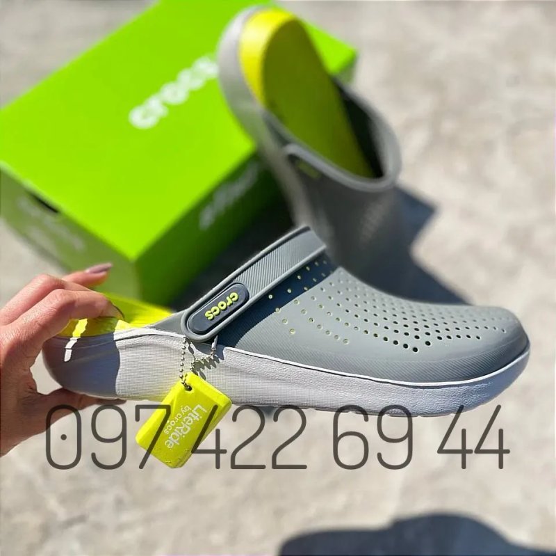 Crocs LiteRide Army Green White Crocs для Чоловіків crocs Crocs — фото 8