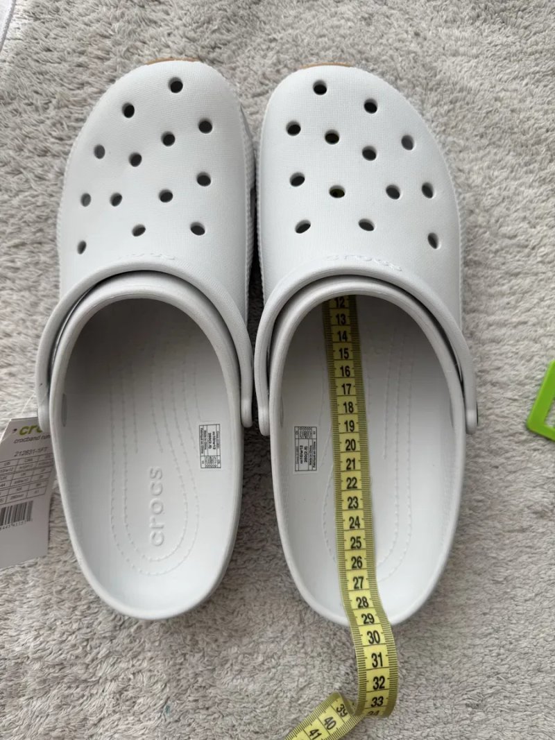 Crocs шльопанці Classic Retro Runner Clog 44 (EU 43-44), сірий, Сабо/Клоги — фото 7