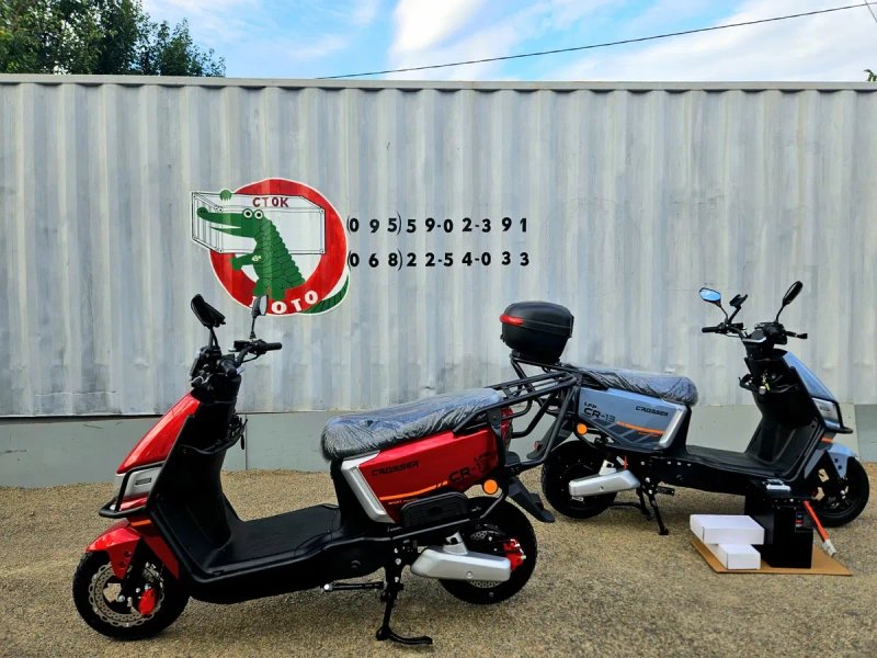 CROSSER CR13 LFP/grafen 2500ват -Электроскутер  ЛИТИЙЖЕЛЕЗОФОСФАТ Доставка!Гарантия!Сервис!Доставка по Украине!мощный электроскутер стокмото кросер 13 — фото 2