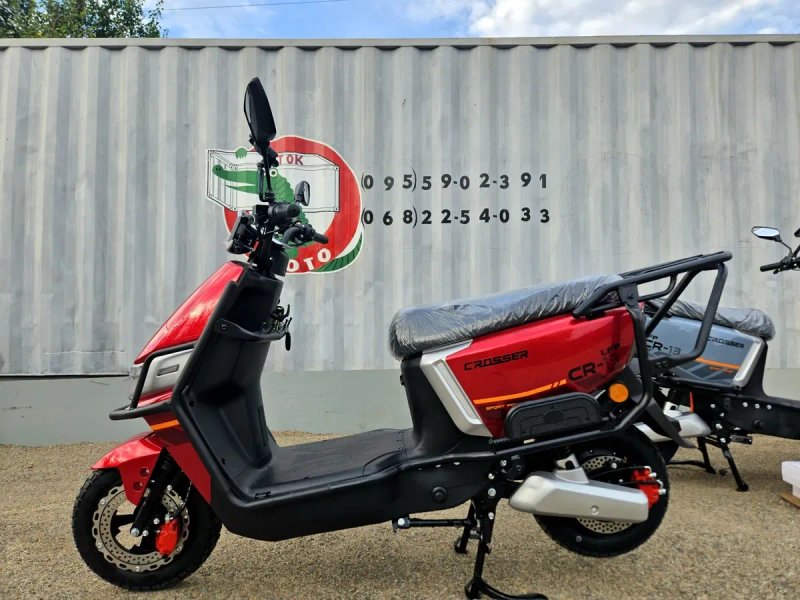 CROSSER CR13 LFP/grafen 2500ват -Электроскутер  ЛИТИЙЖЕЛЕЗОФОСФАТ Доставка!Гарантия!Сервис!Доставка по Украине!мощный электроскутер стокмото кросер 13 — фото 8