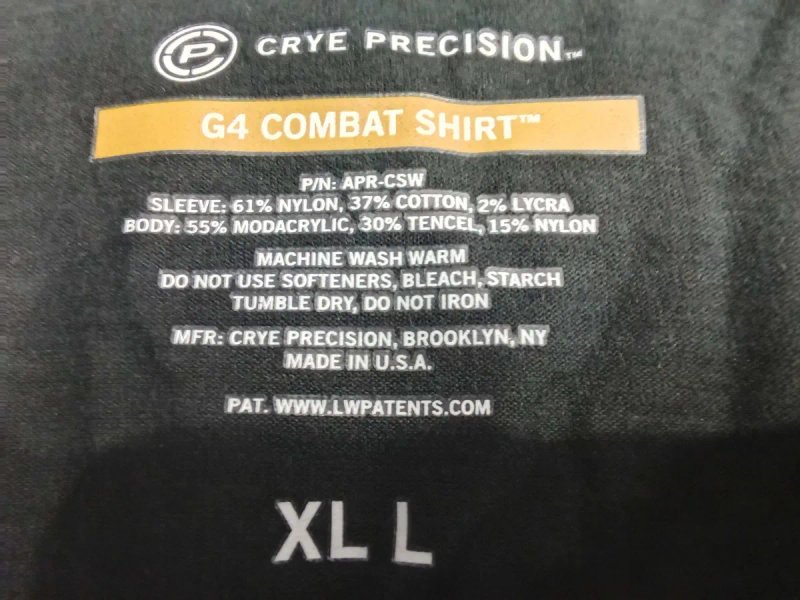 Crye precision combat shirt G4 XL L navy — фото 5