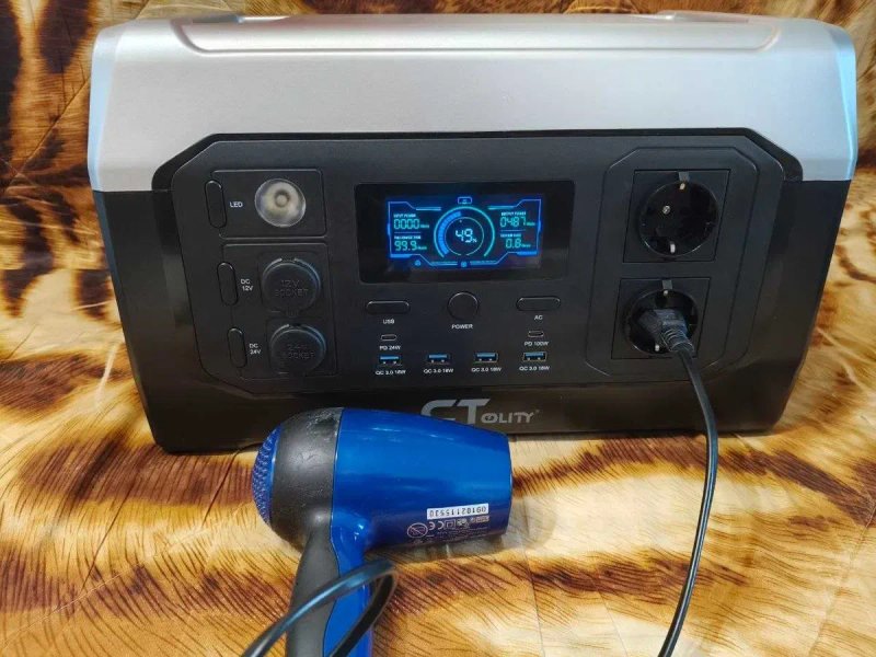 CTOLITY XP1000 1024Wh / 1800W — НОВАЯ заводская зарядная станция LiFePO₄ — фото 4