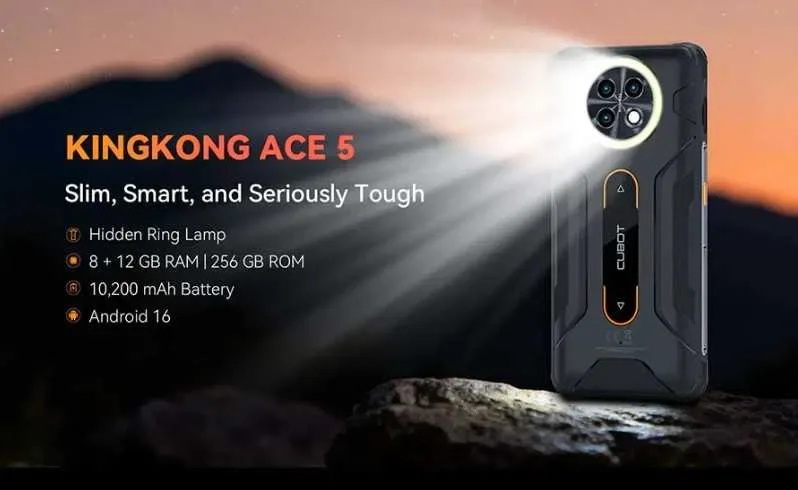 CUBOT KingKong ACE 5 8/256gb NFC Global version Black 10200mAh СУПЕР батарея — фото 4