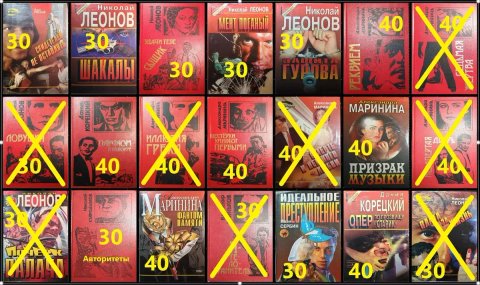 Д1 Комплект детективов. Твердые.