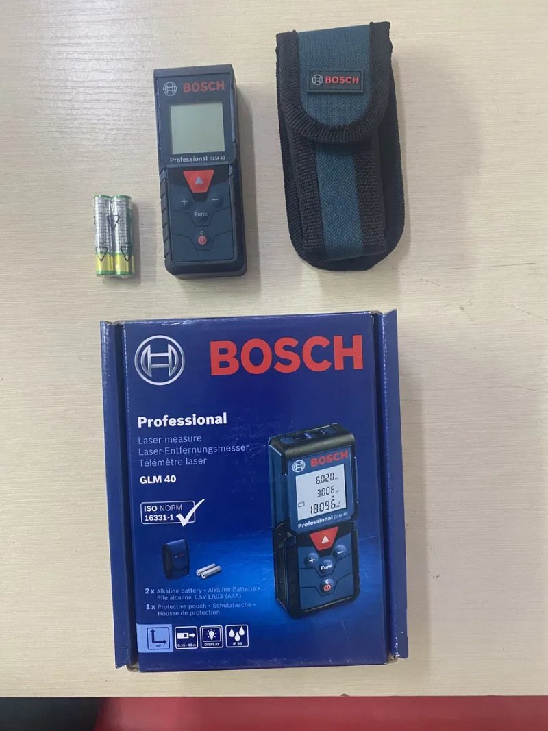 Далекомір  GLM 40  Bosch Professional (0.15-40 м) (0601072900 — фото 3