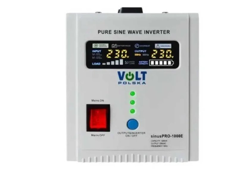 ДБЖ Volt Polska SINUS PRO 1000 E /  чистий синусоїдальний перетворювач — фото 3
