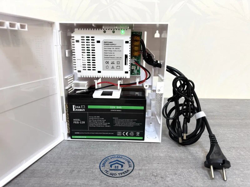 DC UPS‼️32000мАг LiFePo4 безперебійник для роутера інтернету лед led стрічки ленты зарядная станция зарядна станція бесперебойник интернета ДБЖ DC1036 — фото 3