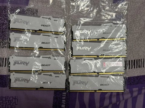 DDR5 HyperX Fury RGB 5600 MHZ 128GB 2 комплекта