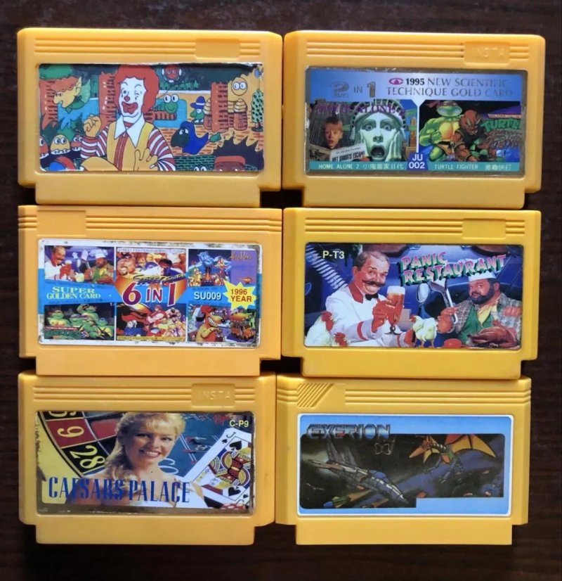 Dendy 8bit, Remarks: Thi Simpsons, Battletoads and Double Dragon, The Little Mermaid Felix Ghostbusters Contra Turtles BigNose Power Blade — фото 3