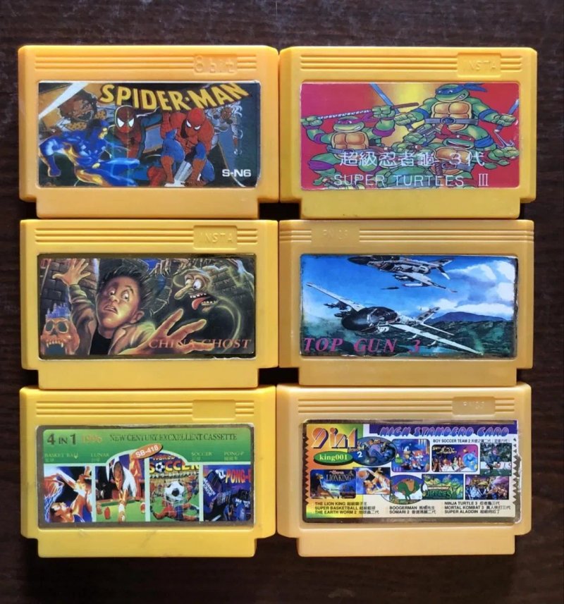 Dendy 8bit, Remarks: Thi Simpsons, Battletoads and Double Dragon, The Little Mermaid Felix Ghostbusters Contra Turtles BigNose Power Blade — фото 7