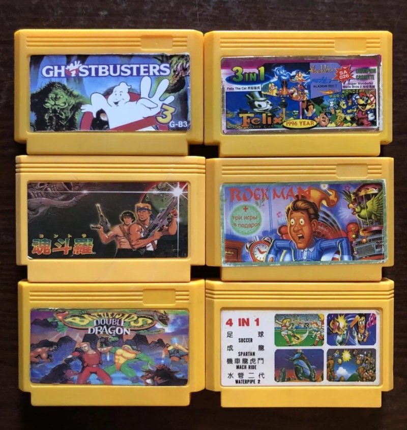 Dendy 8bit, Remarks: Thi Simpsons, Battletoads and Double Dragon, The Little Mermaid Felix Ghostbusters Contra Turtles BigNose Power Blade — фото 8