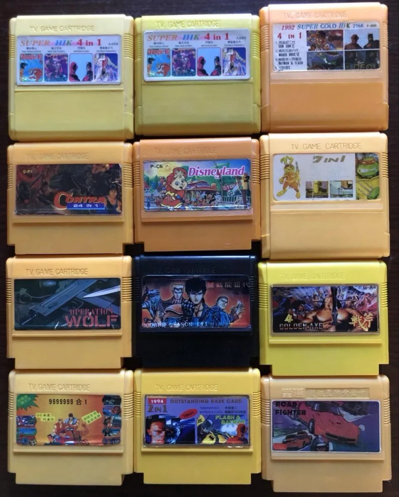 Dendy (Денді) з 90-х (TV Game Cartridge): Пейзажники, Contra, Double Dragon, Battletoads, Gun Smoke, Felix, Jurassik Park — фото 3