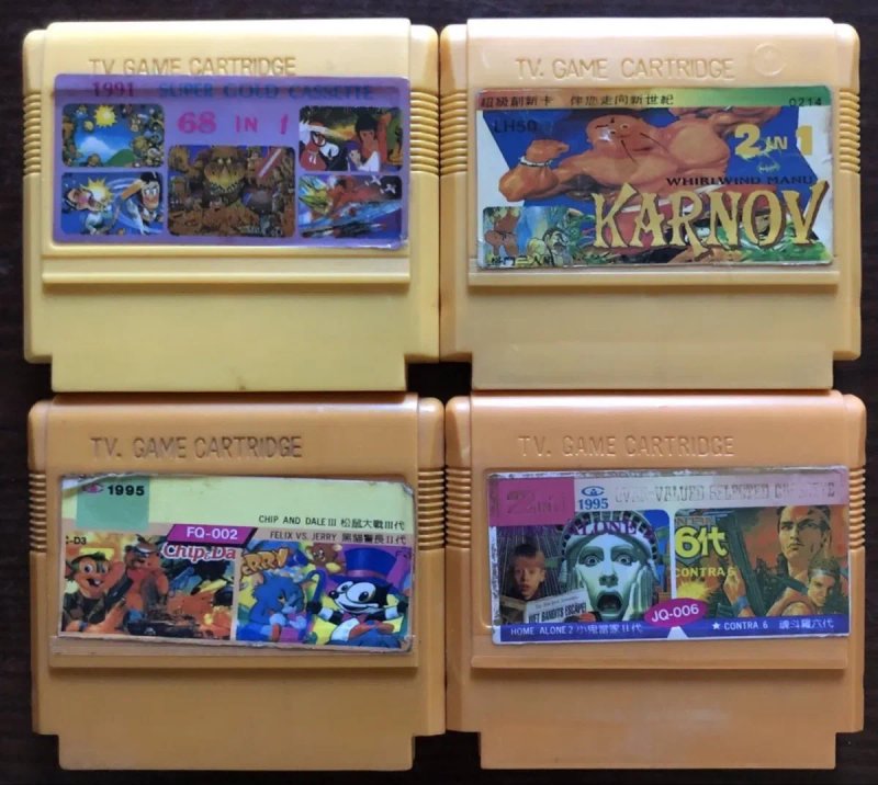 Dendy (Денді) з 90-х (TV Game Cartridge): Пейзажники, Contra, Double Dragon, Battletoads, Gun Smoke, Felix, Jurassik Park — фото 7