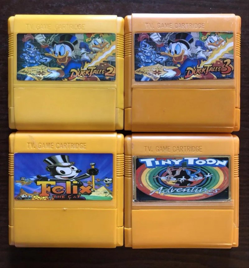 Dendy TV GAME CARTRIDGE: Dracula Duck Tales, Felix Tiny Toon Contra Kickmaster Batman IRAF World, Ninja Ryukendn, KAGE Bartman Crisis Force — фото 2